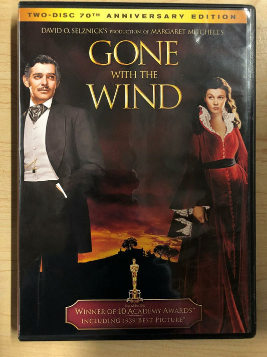 Gone With the Wind (DVD, 1939, 2-Disc 70th Anniversary Edition) - J1022