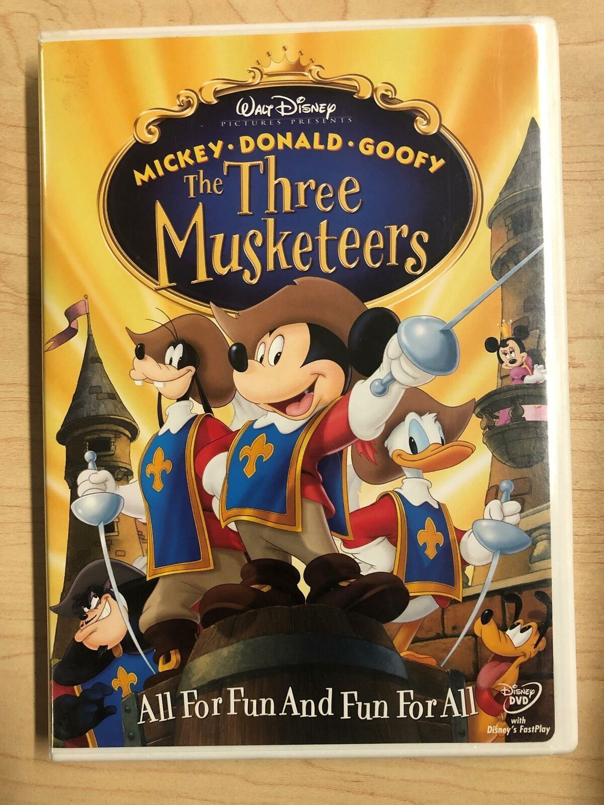 Mickey, Donald, Goofy - The Three Musketeers (DVD, Disney, 2004) - K10