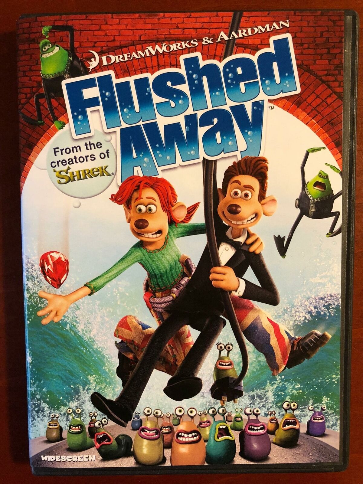 Flushed Away (DVD, 2006, Widescreen) - K0428
