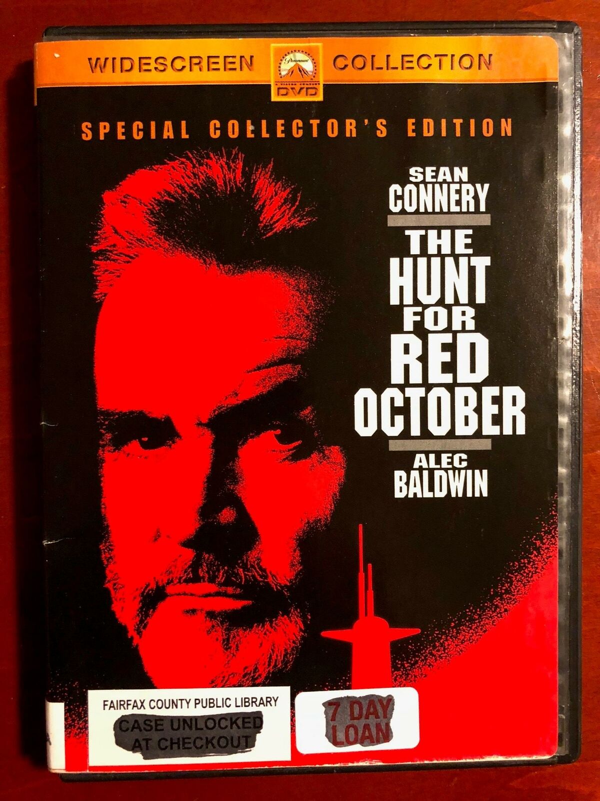 The Hunt for Red October (DVD, 1990, Collectors Edition, Widescreen) - K10