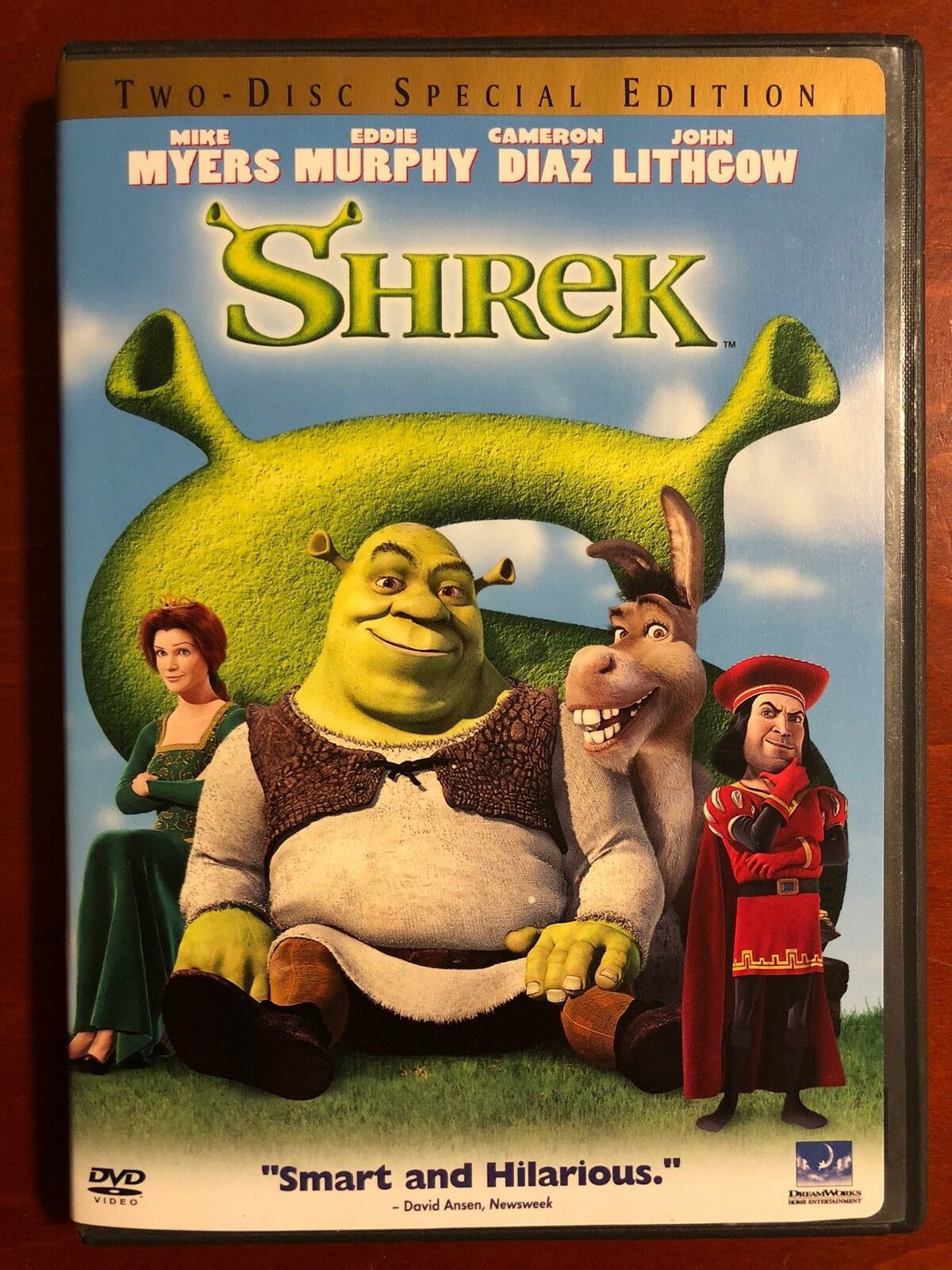 Shrek (DVD, 2001, 2-Disc Special Edition) - K10