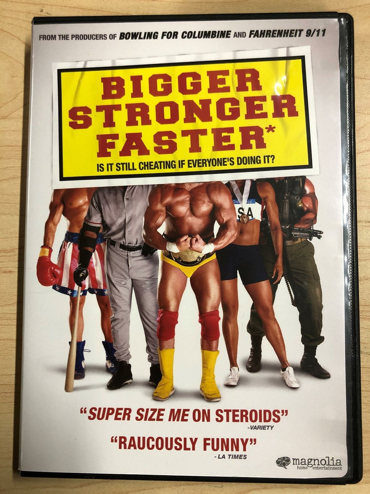 Bigger Stronger Faster (DVD, 2008) - H0828