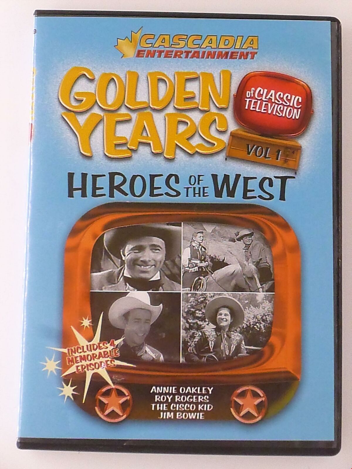 Golden Years of Classic Television Heroes of the West - Vol 1 (DVD) - H1010