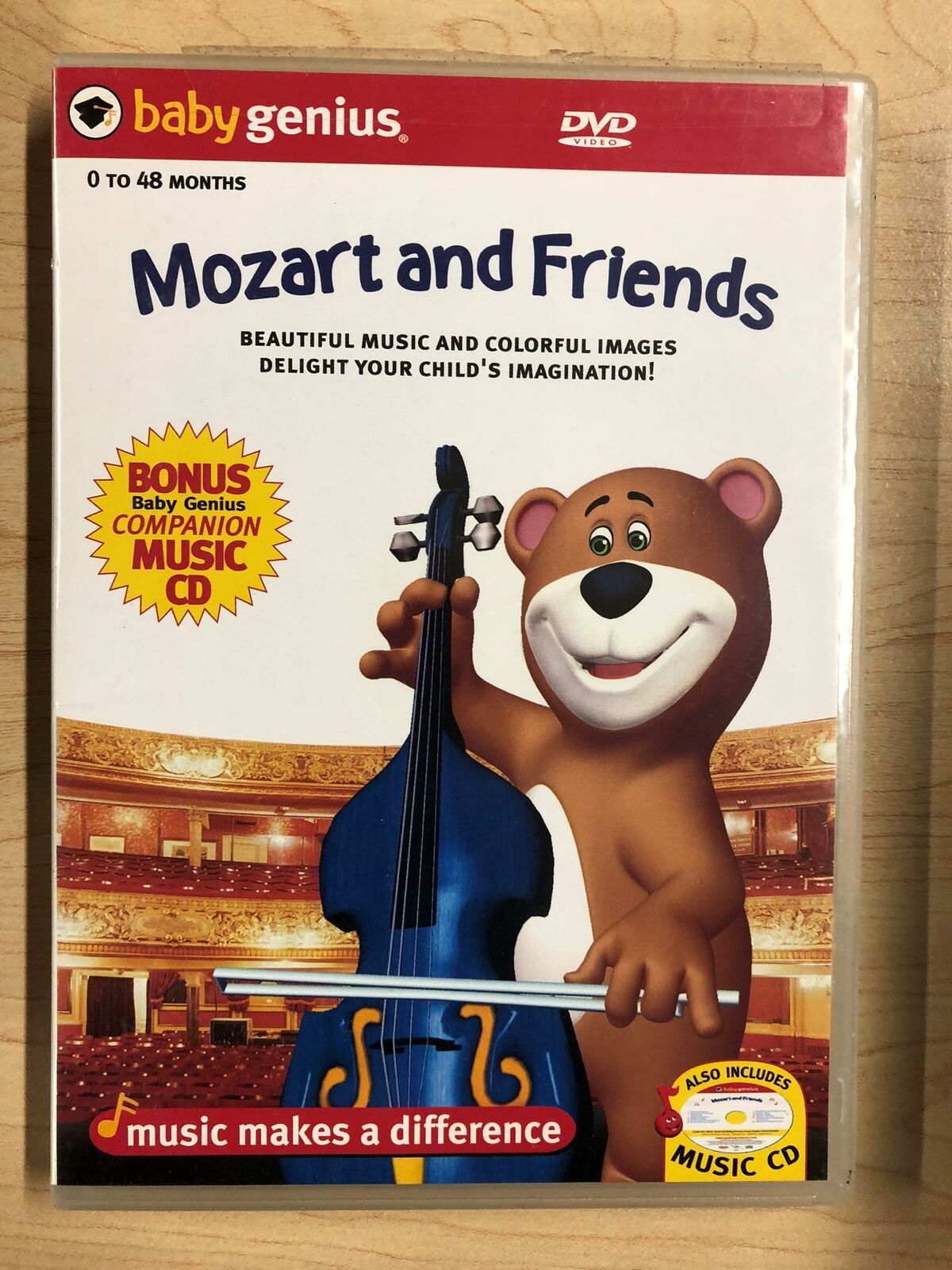 Mozart and Friends (DVD and CD, baby genius, 2005) - H0214
