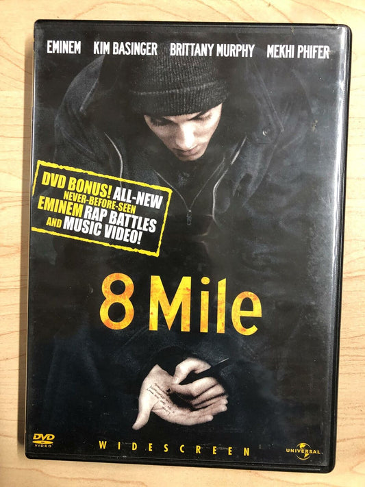 8 Mile (DVD, 2002, Widescreen) - K10