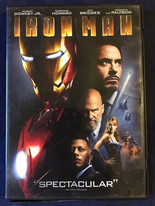 Iron Man (DVD, 2008, Marvel) - K10