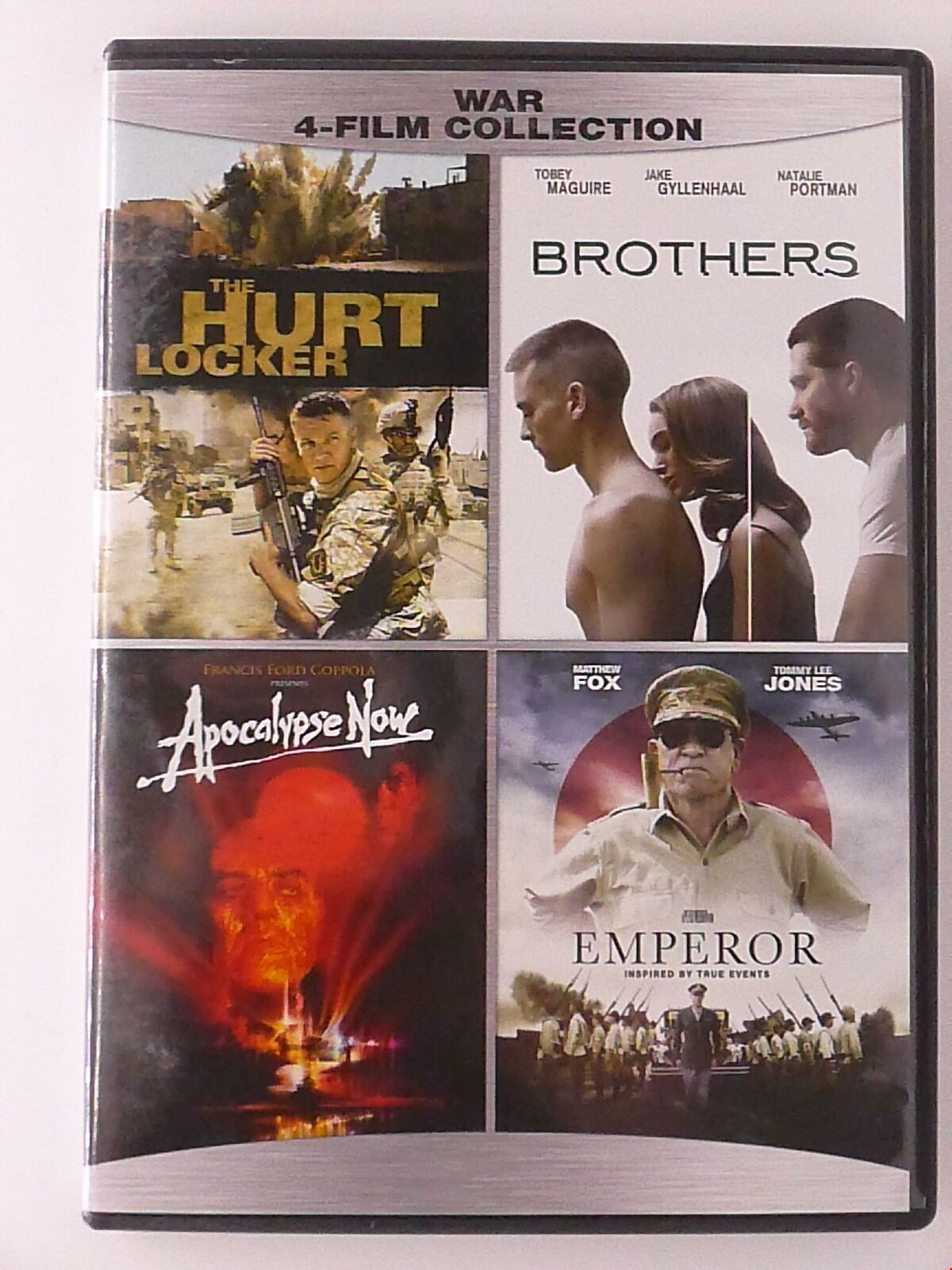 The Hurt Locker, Brothers, Apocalypse Now, Emperor (DVD, 4-film) - H1114