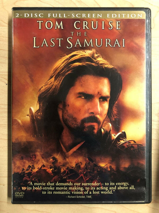 The Last Samurai (DVD, 2003, 2-Disc Set, Full-Screen) - K6