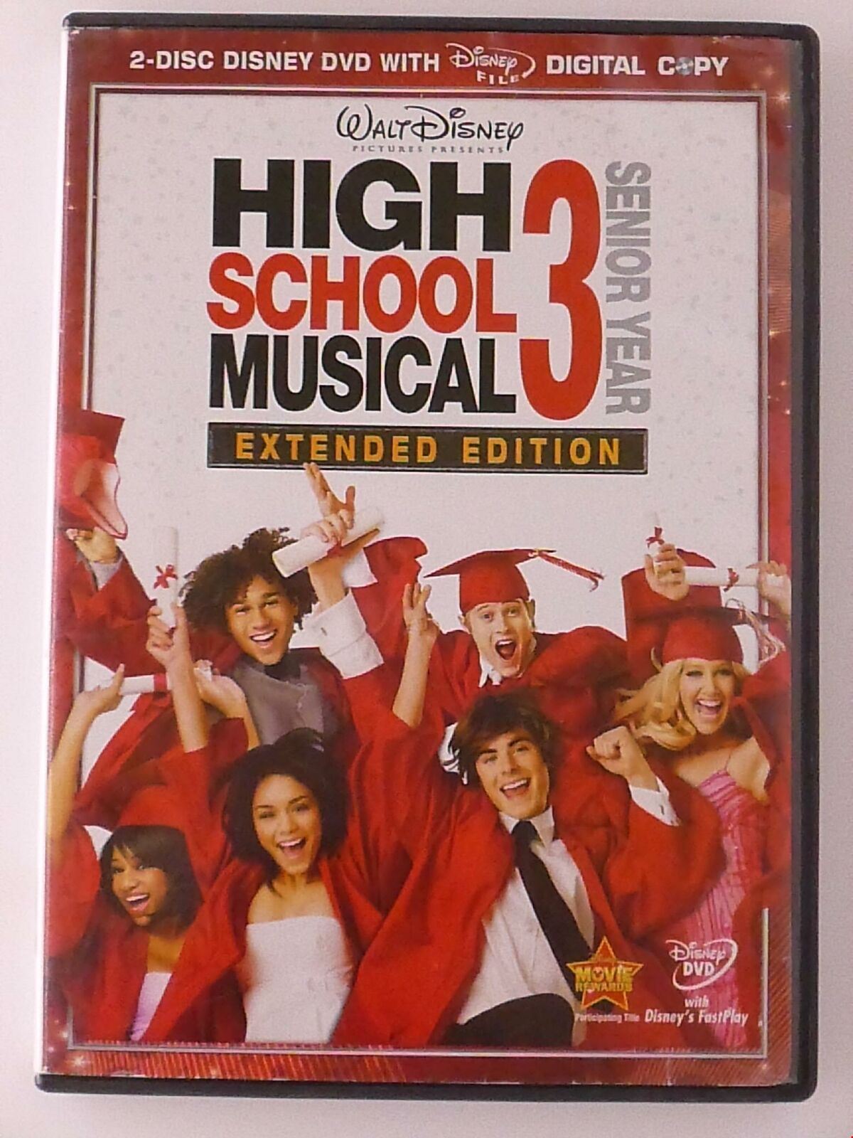 High School Musical 3 Senior Year (DVD, Disney, Extended Edition, 2008) - K7