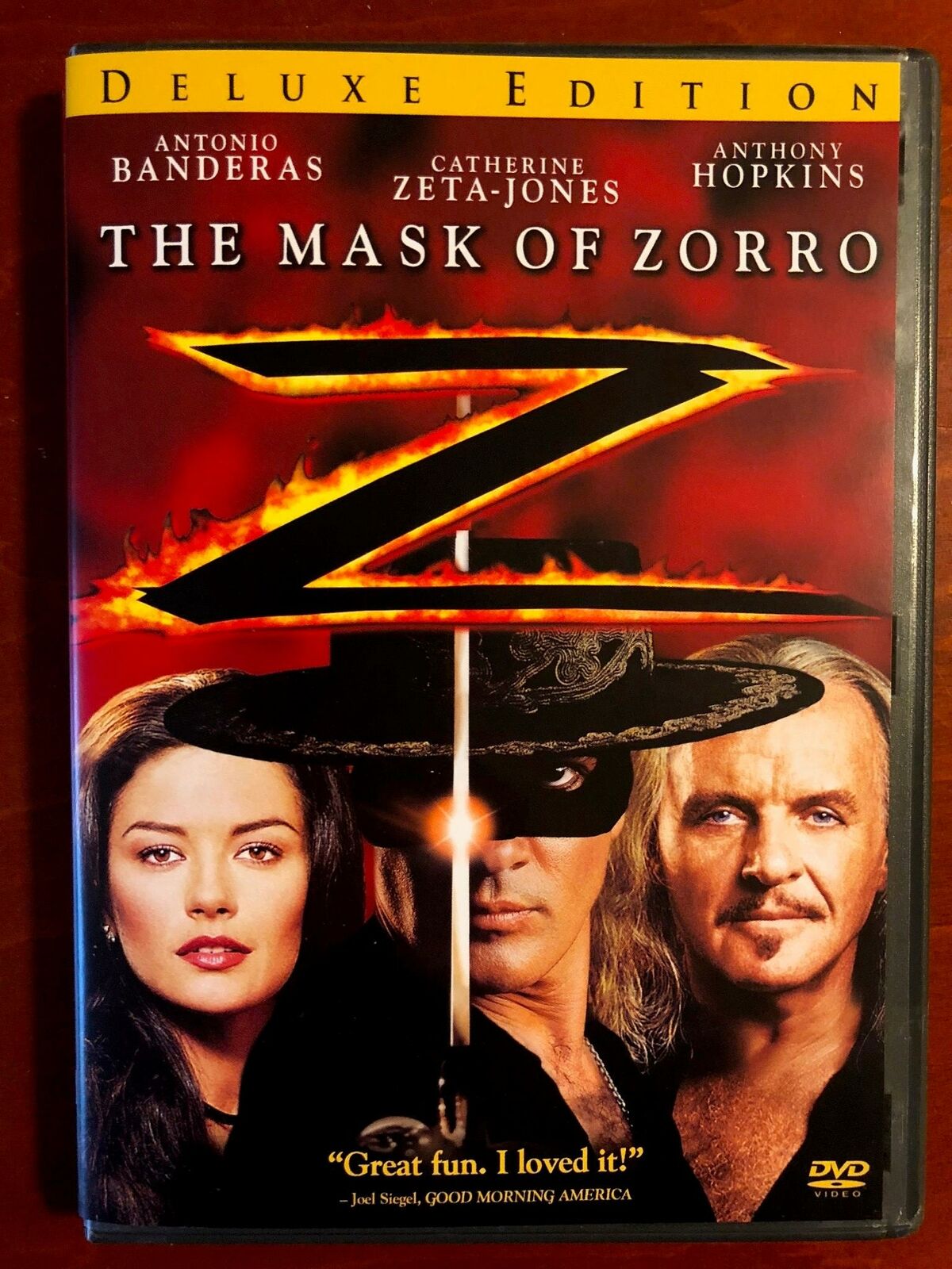 The Mask of Zorro (DVD, 1998, Deluxe Edition) - K7