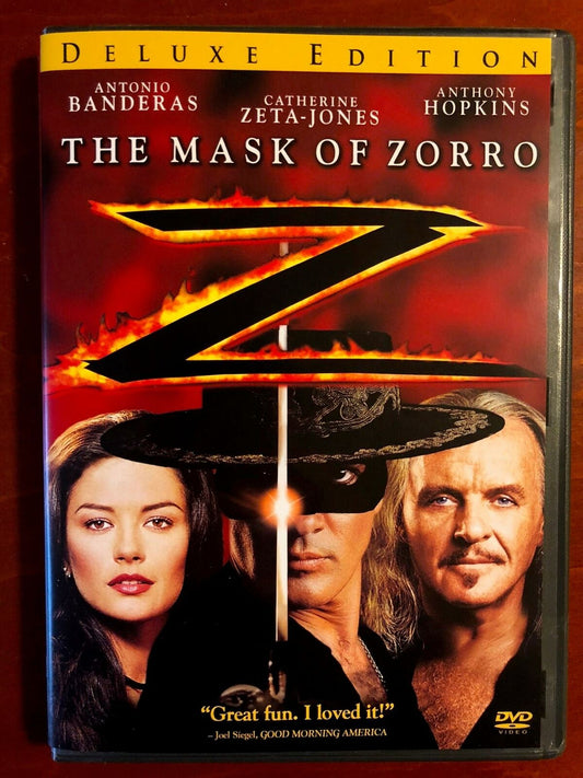 The Mask of Zorro (DVD, 1998, Deluxe Edition) - K10