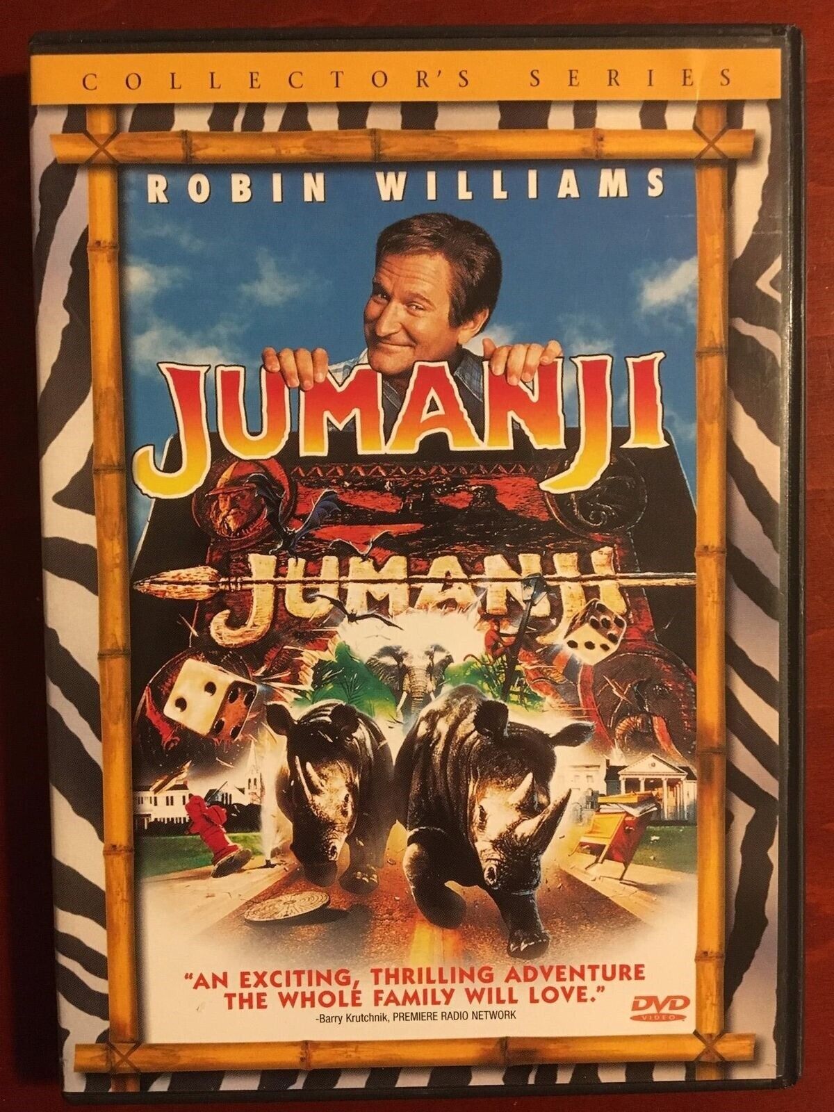 Jumanji (DVD, 1995, Collectors Edition) - K0107