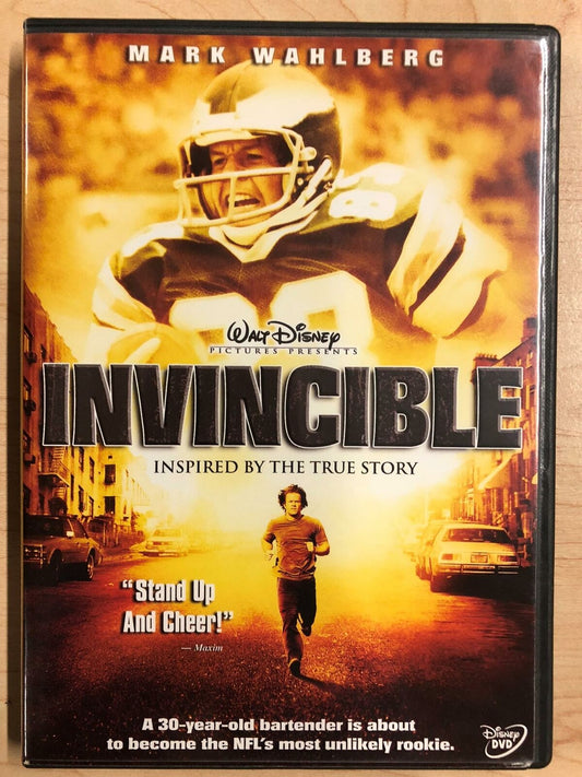 Invincible - Inspired by the True Story (DVD, 2006, Widescreen, Disney) - K5
