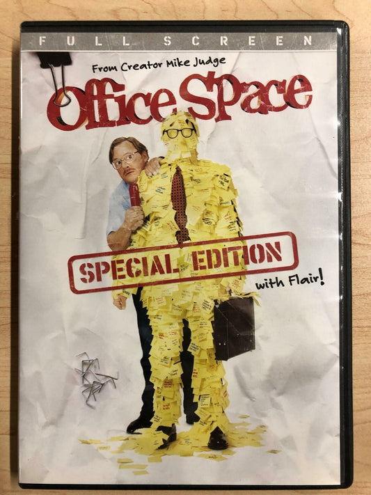 Office Space (DVD, 1999, Special Edition, Full Screen) - K9