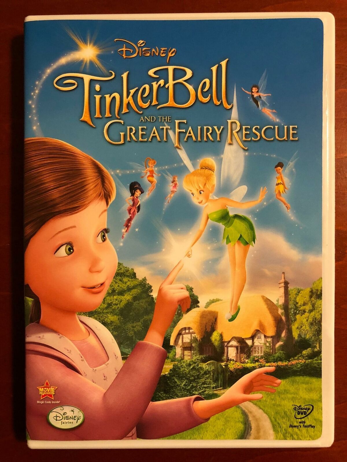 Tinker Bell and the Great Fairy Rescue (DVD, 2010, Disney) - K5