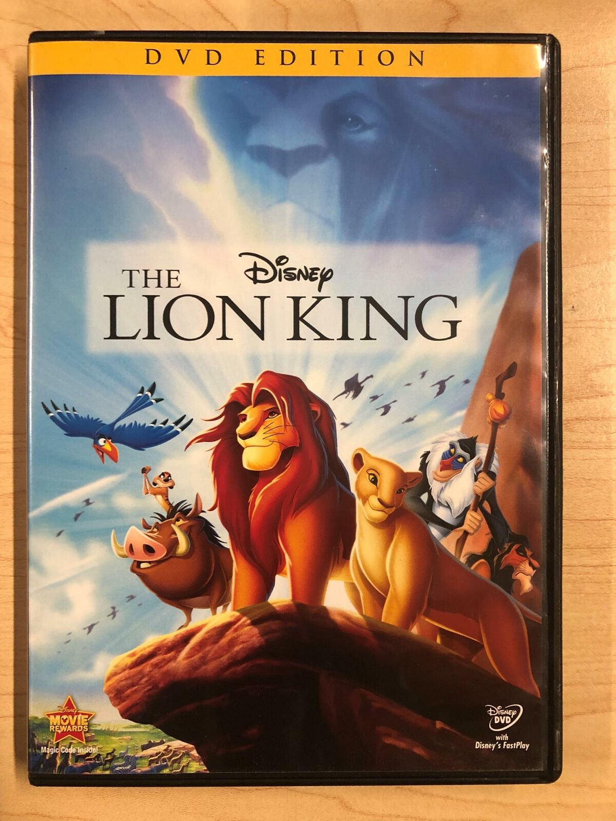 The Lion King (DVD, 1994, Disney) - K10