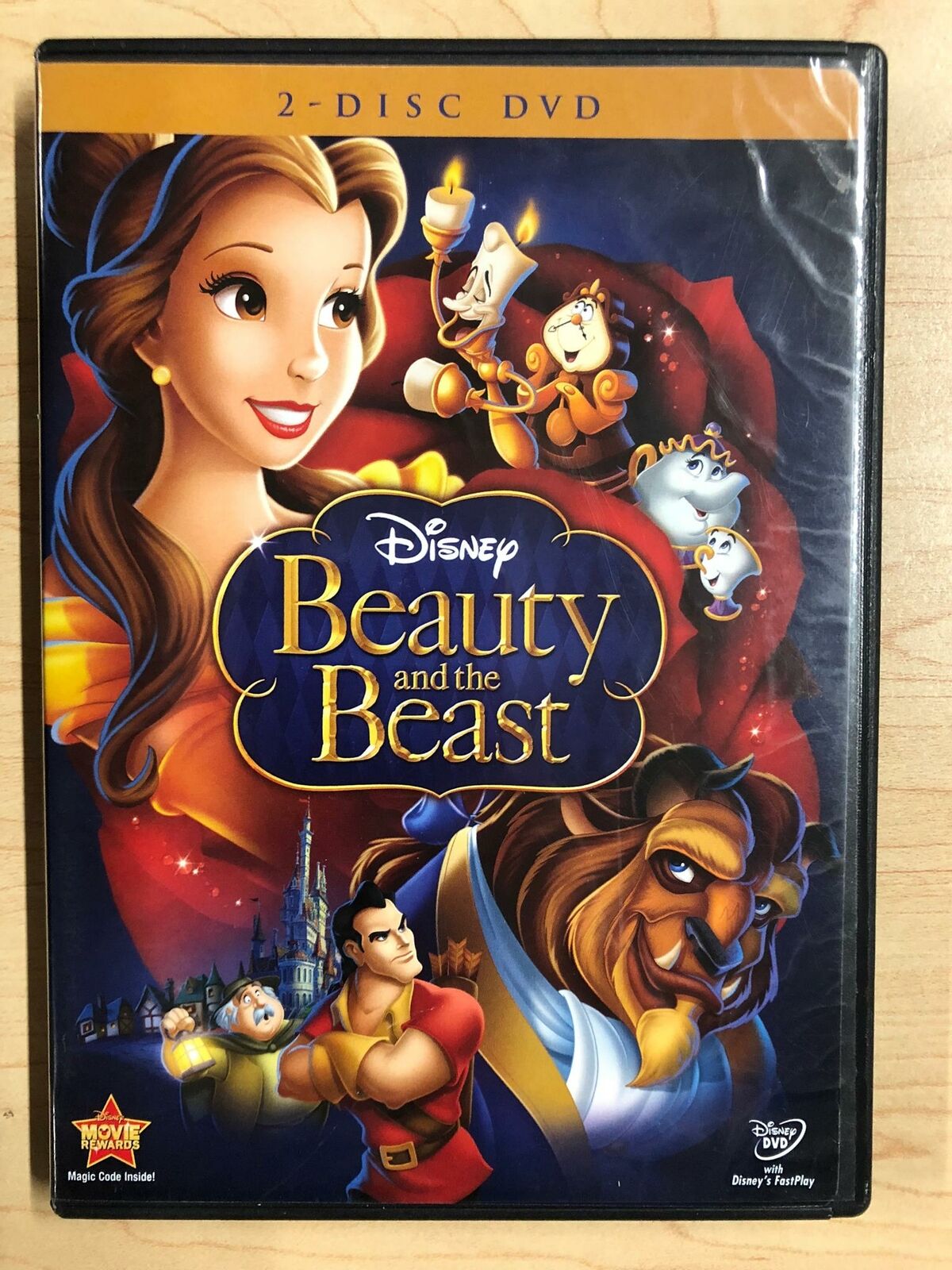 Beauty and the Beast (DVD, Disney, 1991) - K10