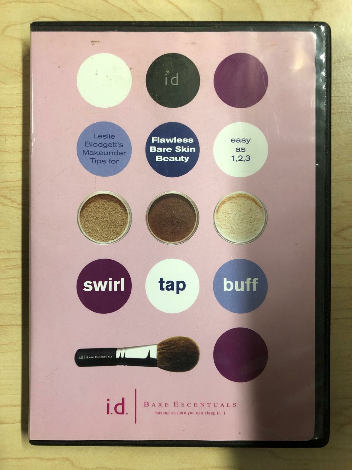 I.D. Bare Escentuals Swirl Tap Buff (DVD, 2003) - H0516