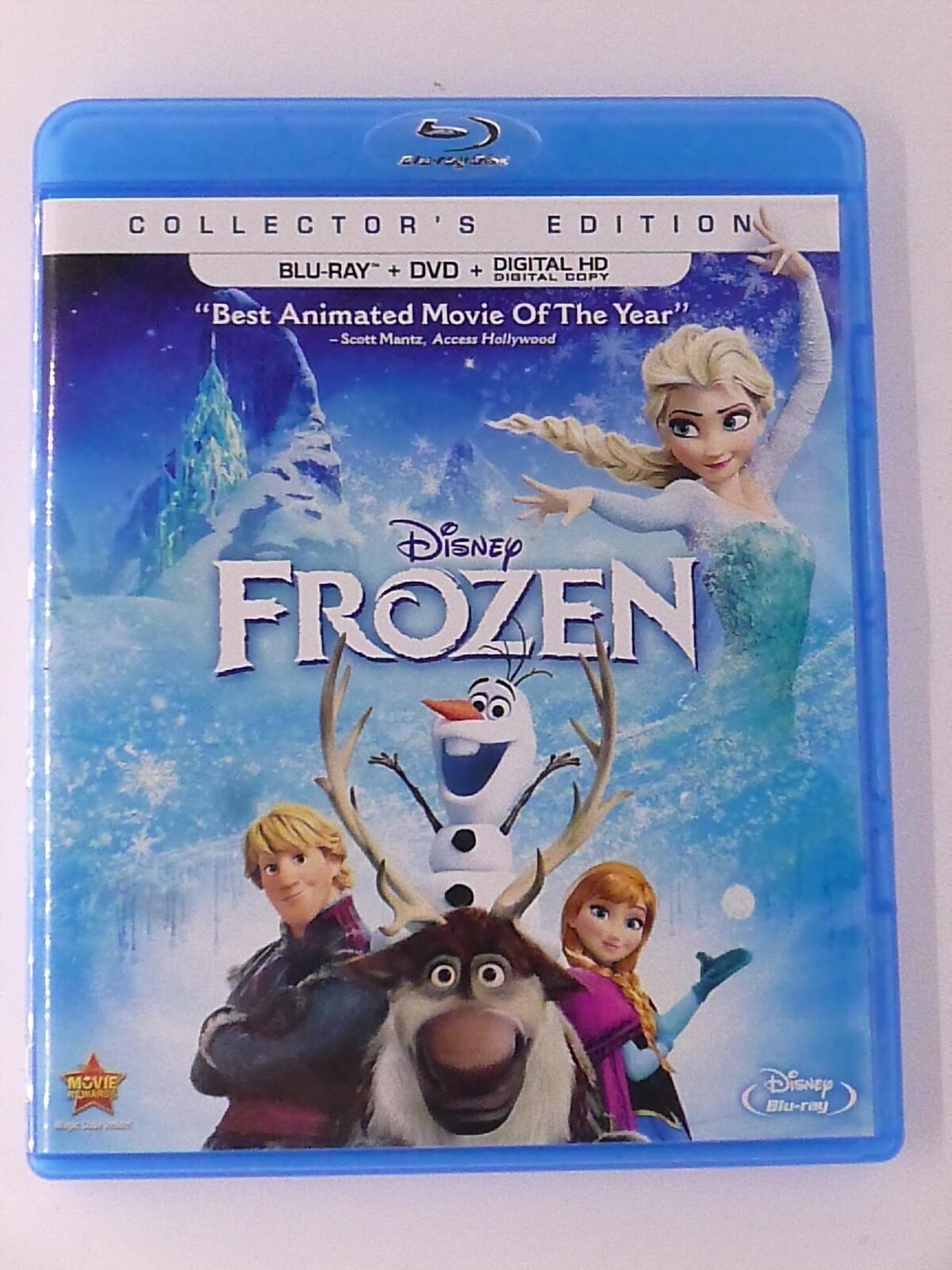 Frozen (Blu-ray, DVD, Disney, Collectors Edition, 2013) - K8