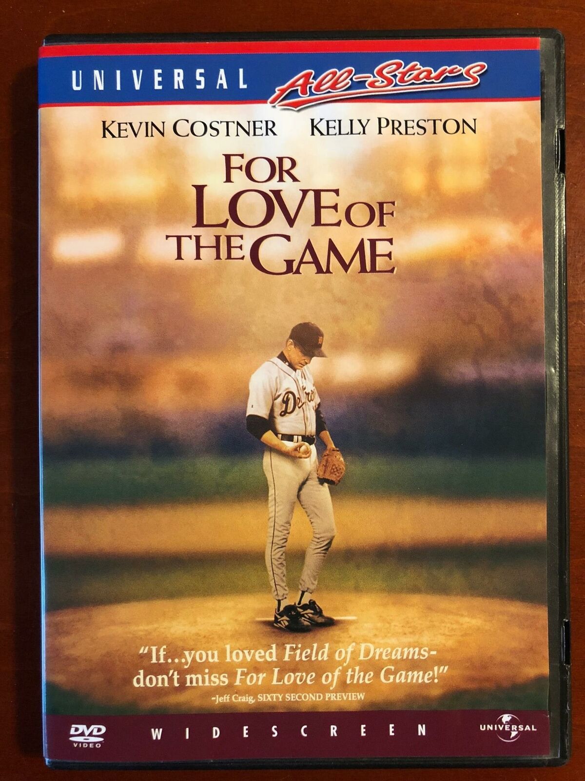 For Love of the Game (DVD, 2000, widescreen) - K10