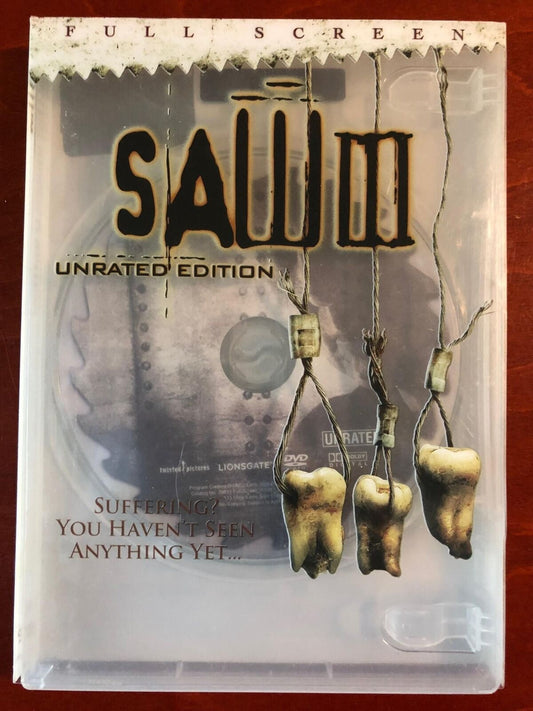 Saw III (DVD, 2006, Unrated Full Screen) - K5