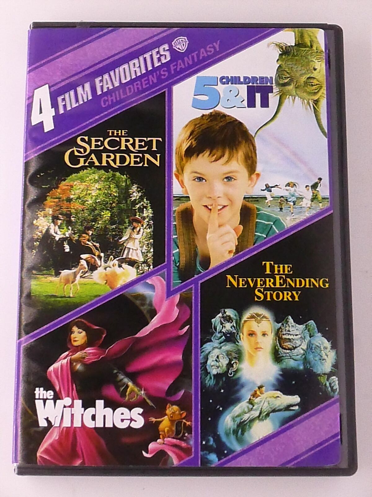 The Secret Garden, 5 Children and It, The Witches, The Neve.. (DVD, 4-film) - K6