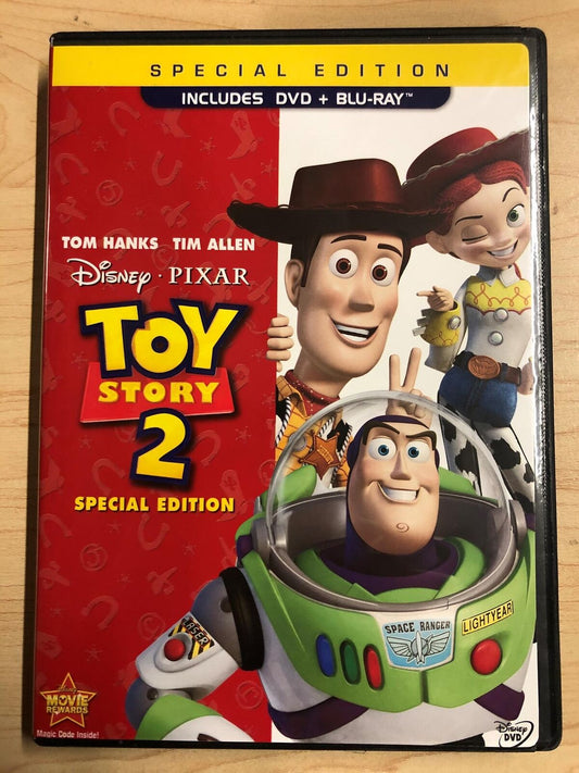 Toy Story 2 (Blu-ray and DVD, Disney Pixar, Special Edition, 1999) - J1231