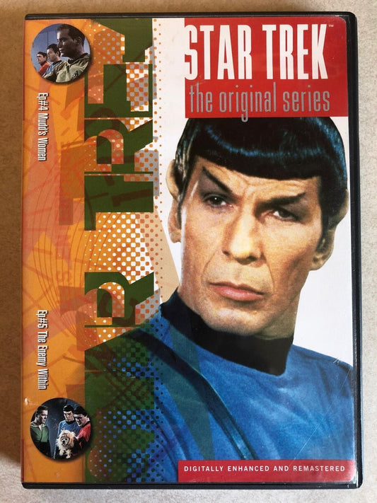 Star Trek the Original series - Ep 4 Mudds Women, Ep 5 The E.. (DVD, V2) - K5