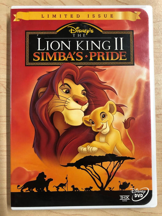 The Lion King II - Simbas Pride (DVD, Disney, Limited Issue, 1998) - J1231
