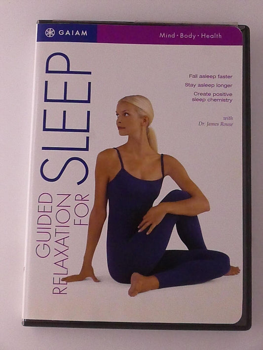 Guided Relaxation for Sleep (DVD, Gaiam, exercise) - K0303