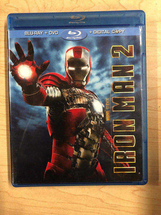Iron Man 2 (Blu-ray and DVD, 2010) - J1231