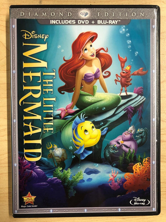 The Little Mermaid (Blu-ray and DVD, Disney Diamond Edition, 1989) - J1231