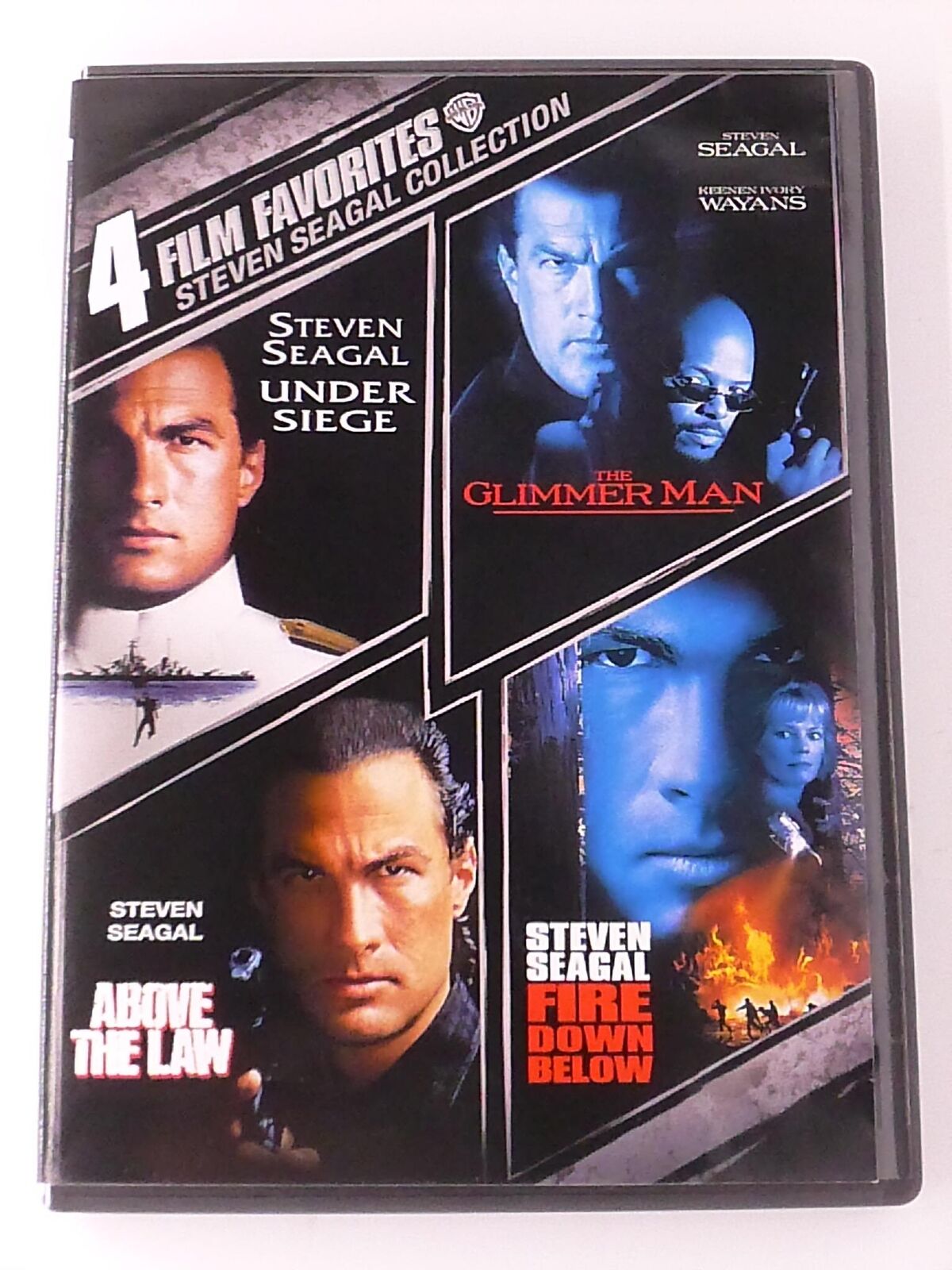 Under Siege, The Glimmer Man, Above the Law, Fire Down Below (DVD, 4-film) - K6