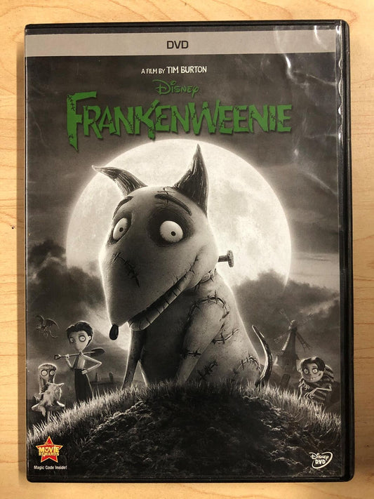 Frankenweenie (DVD, 2012, Disney, Tim Burton) - J1022