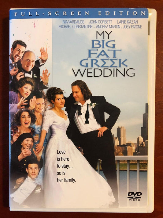 My Big Fat Greek Wedding (DVD, 2002, fullscreen) - K0303