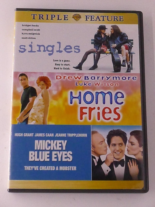 Singles, Home Fries, Mickey Blue Eyes (DVD, triple feature) - K6