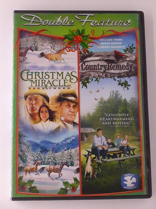 Christmas Miracle at Sage Creek - Country Remedy (DVD, double feature) - K0428