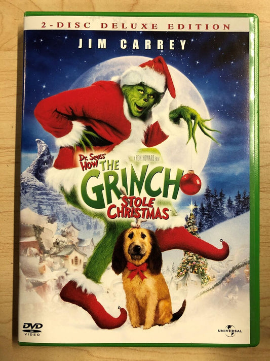 Dr. Seuss How the Grinch Stole Christmas (DVD, Deluxe Edition, 2000) - K0428