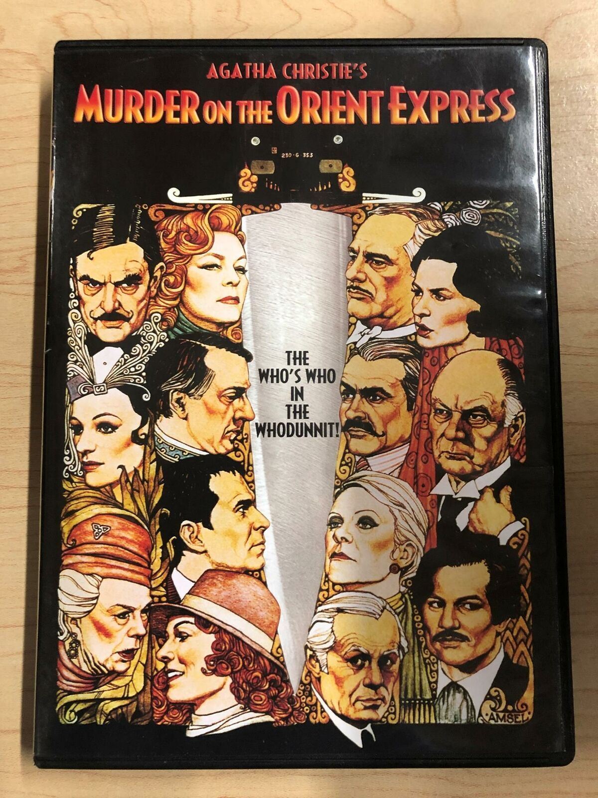 Murder on the Orient Express (DVD, Agatha Christie, 1974) - K6