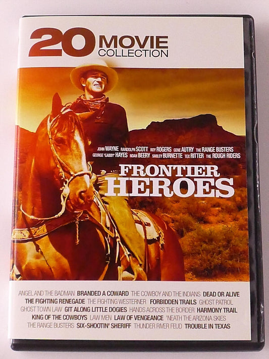 Frontier Heroes - Neath the Arizona Skies, Angel and th.. (DVD, 20-film) - K0107