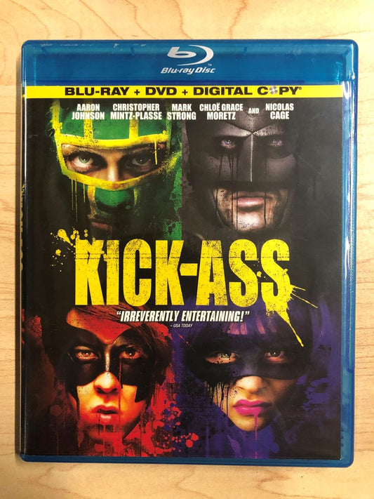 Kick-Ass (Blu-ray and DVD, 2010) - J1231