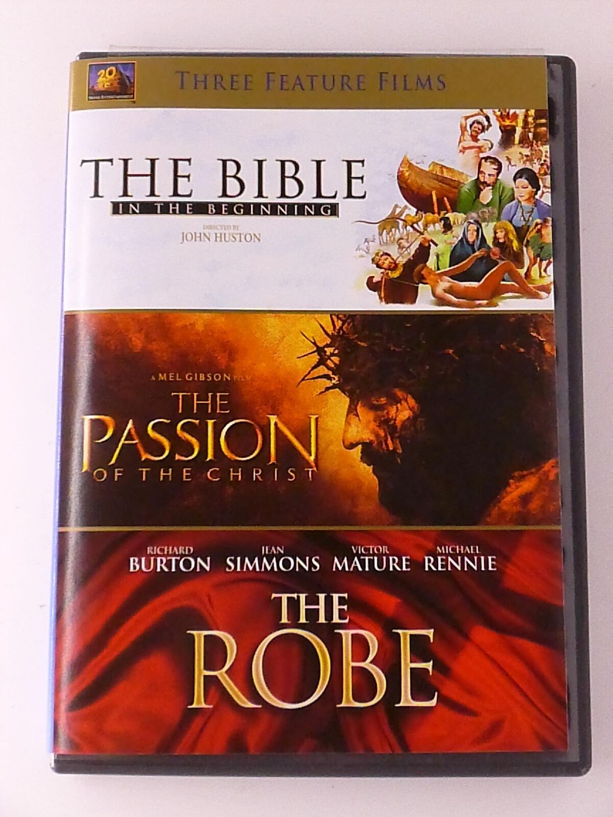 The Bible in the Beginning, The Passion of the Christ, T.. (DVD, 3-film) - K0107