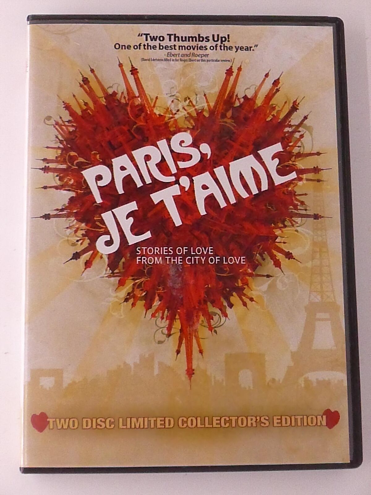 Paris Je TAime (DVD, 2006, 2-disc limited collectors edition) - K0428