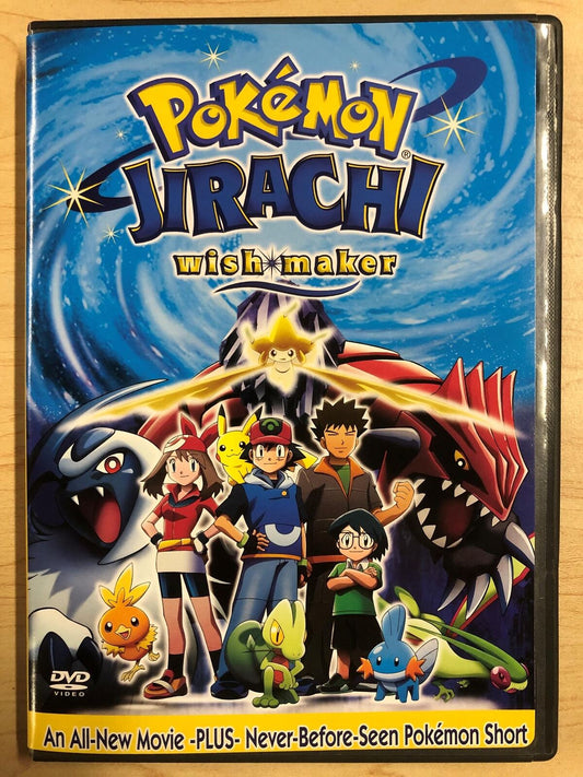 Pokemon Jirachi Wish Maker (DVD, 2003) - J1105