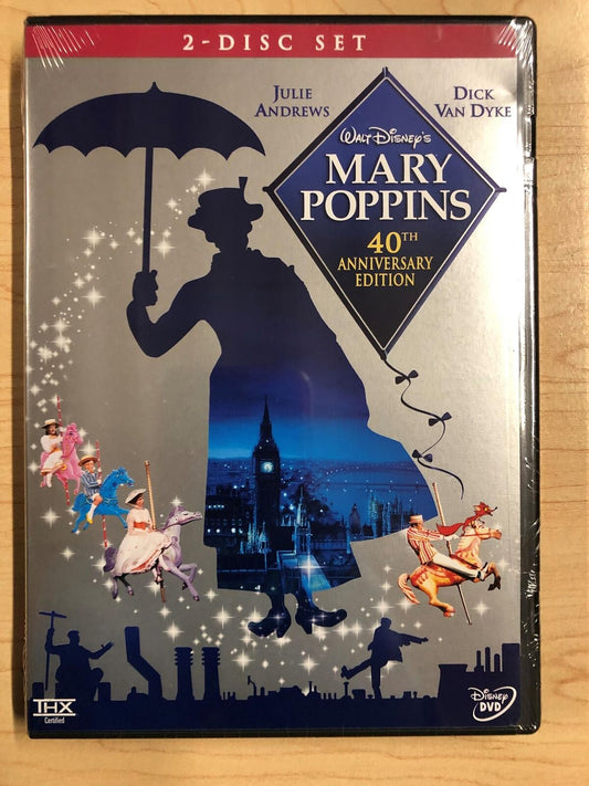 Mary Poppins (DVD, 1964, 2-Disc 40th Anniversary, Disney) - NEW24