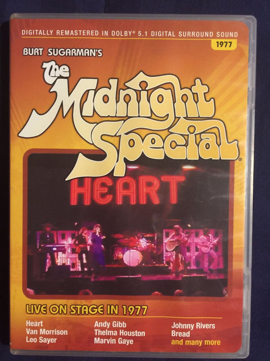 The Midnight Special 1977 - Heart, Van Morrison, Gaye, Andy Gibb.. (DVD) - J1231