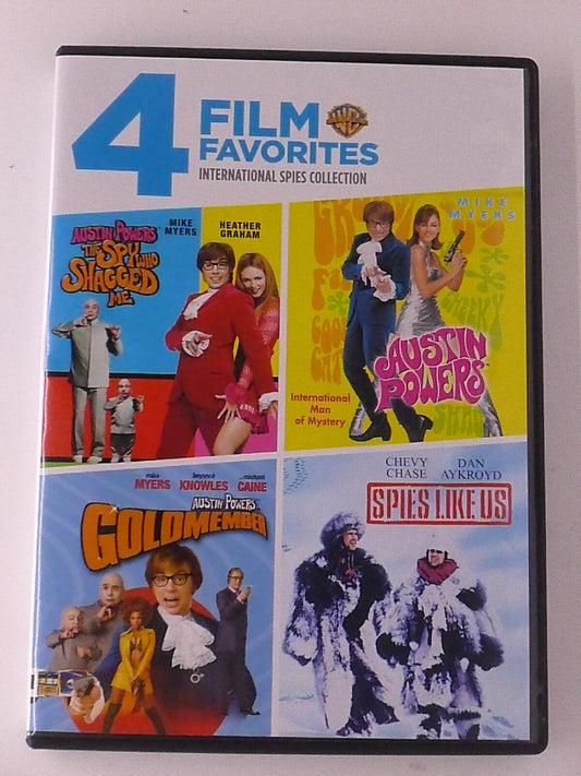 Austin Powers Spy Who Shagged Me, Intl Man, Goldmember,.. (DVD, 4-film) - K7