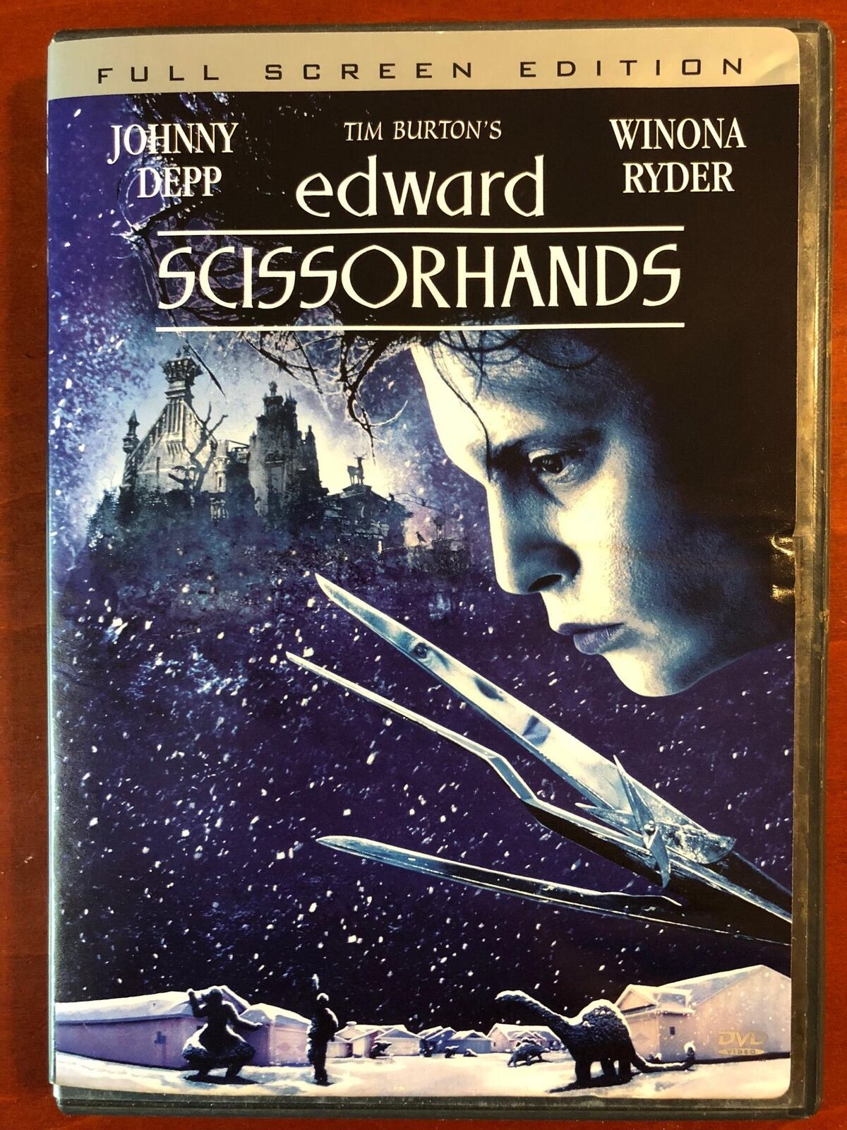 Edward Scissorhands (DVD, 1990, Full Screen Edition) - K0218