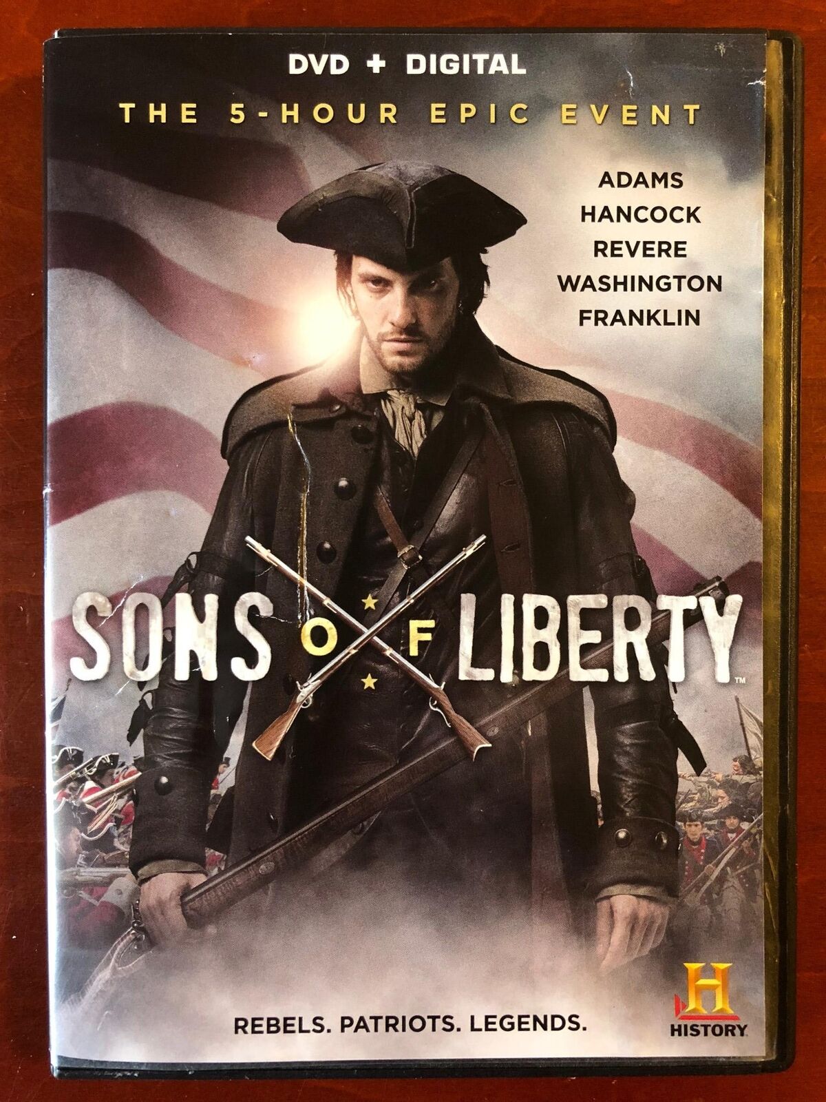 Sons of Liberty (DVD, 2015, History Channel) - K0428