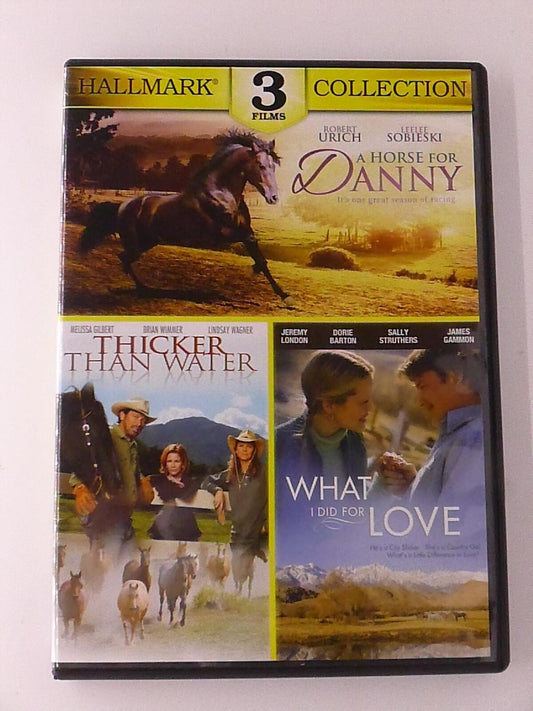 A Horse for Danny, Thicker than Water, What I did for Love (DVD, 3-film) - K6